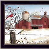 Winter Friends 2 Black Framed Print Wall Art - Homeroots - Flyclothing LLC