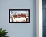 Winter Friends 2 Black Framed Print Wall Art - Homeroots - Flyclothing LLC