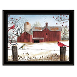 Winter Friends 8 Black Framed Print Wall Art - Homeroots - Flyclothing LLC