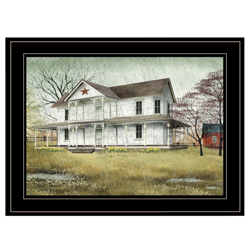 April Showers 2 Black Framed Print Wall Art - Homeroots - Flyclothing LLC