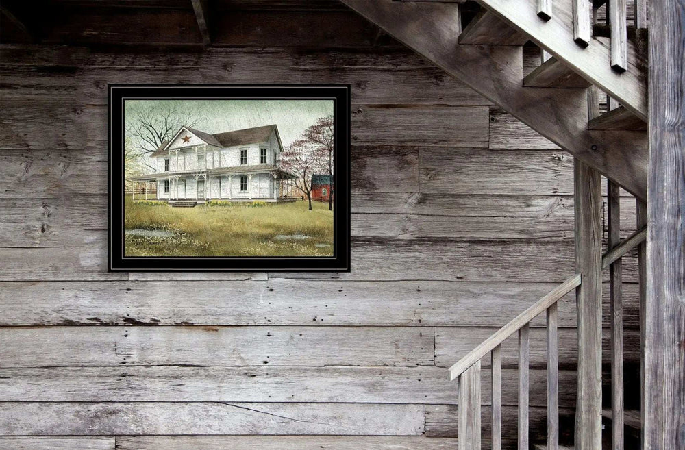 April Showers 4 Black Framed Print Wall Art - Homeroots - Flyclothing LLC