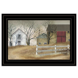 The Old Stone Barn 2 Black Framed Print Wall Art - Homeroots - Flyclothing LLC