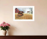 Granddads Old Truck 6 White Framed Print Wall Art - Homeroots - Flyclothing LLC