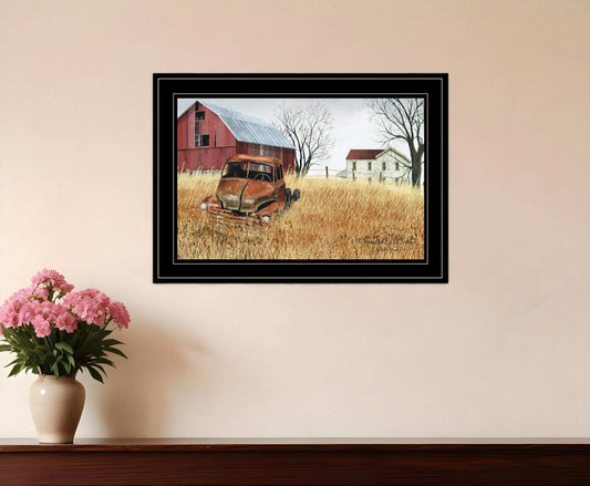 Granddads Old Truck 7 Black Framed Print Wall Art - Homeroots - Flyclothing LLC