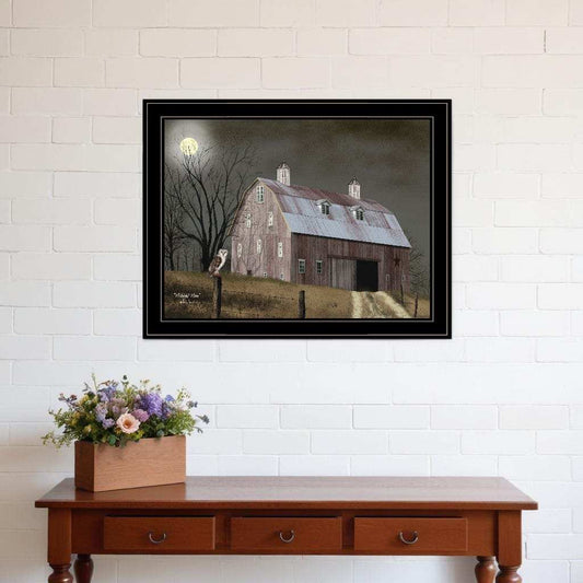 Midnight Moon 6 Black Framed Print Wall Art - Homeroots - Flyclothing LLC