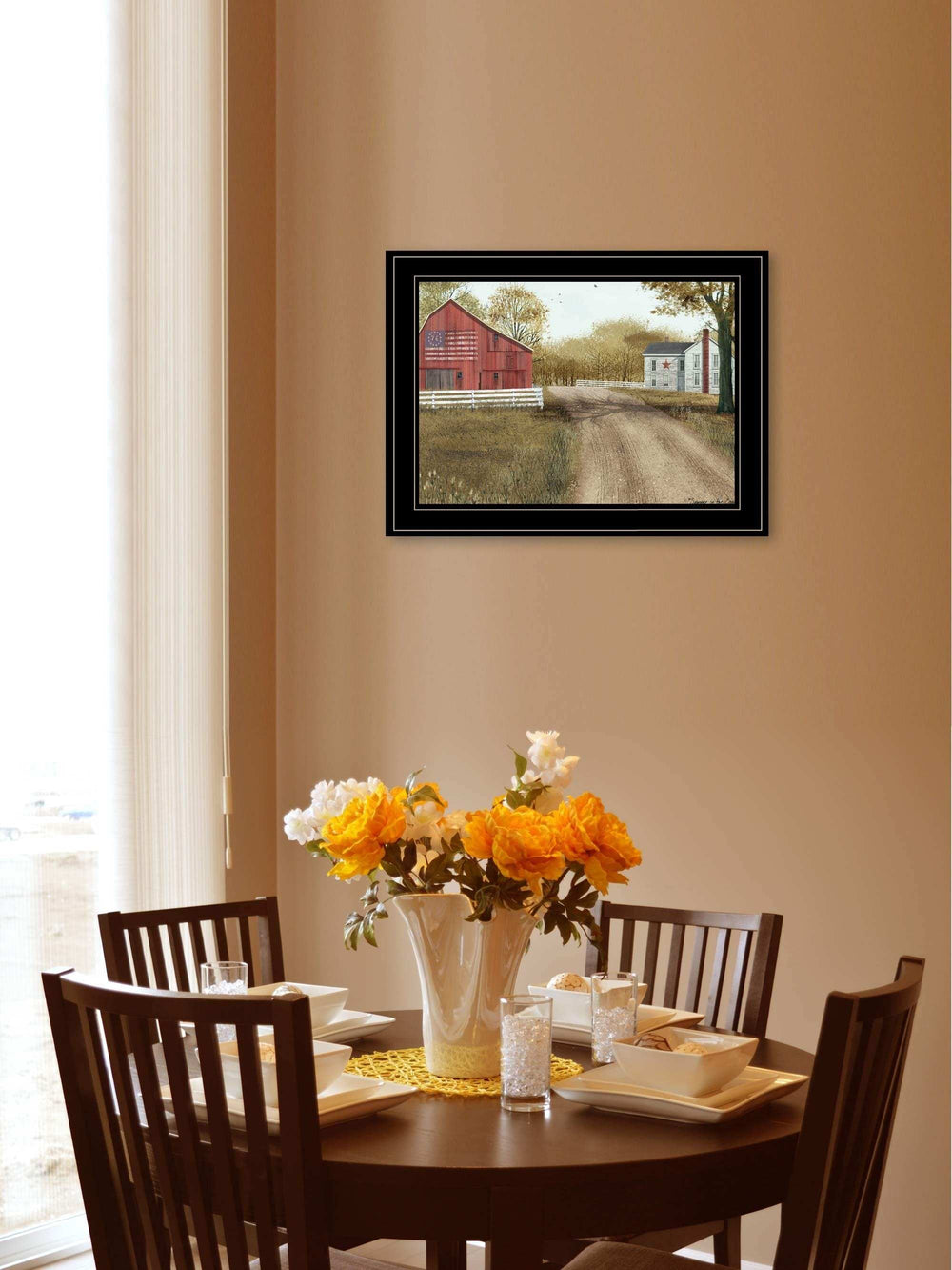 Summer in the Country 2 Black Framed Print Wall Art - Homeroots - Flyclothing LLC