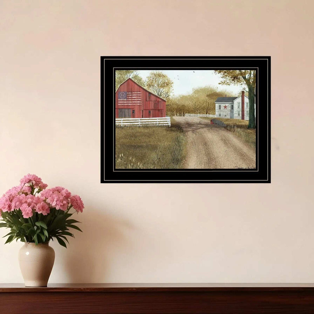 Summer in the Country 2 Black Framed Print Wall Art - Homeroots - Flyclothing LLC