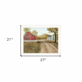 Summer in the Country 3 White Framed Print Wall Art - Homeroots - Flyclothing LLC