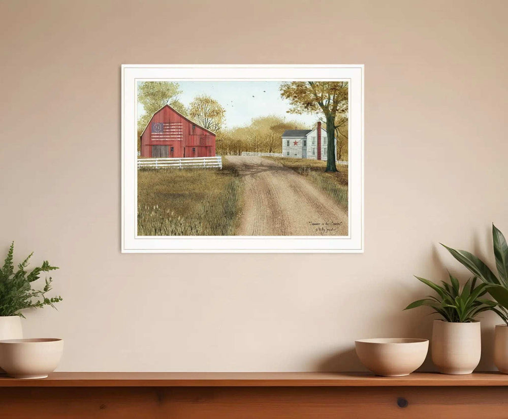 Summer in the Country 3 White Framed Print Wall Art - Homeroots - Flyclothing LLC