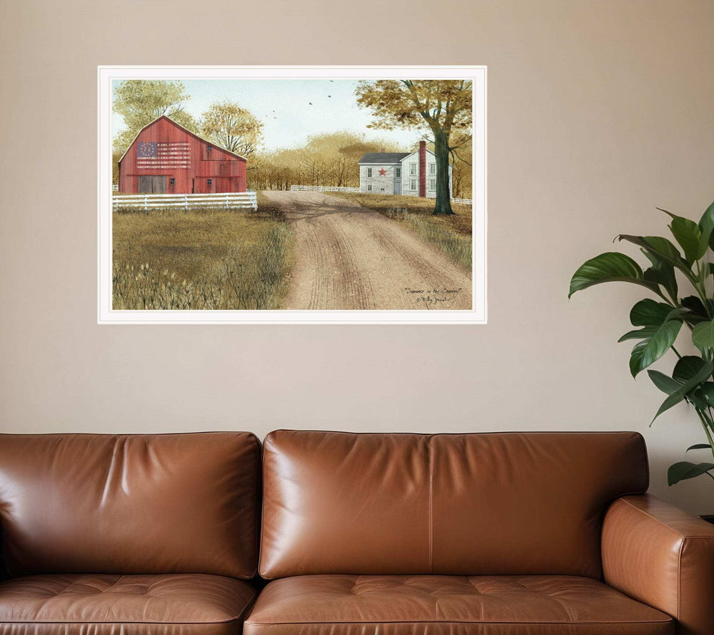 Summer in the Country 5 White Framed Print Wall Art - Homeroots - Flyclothing LLC
