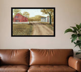Summer In The Country 6 Black Framed Print Wall Art - Homeroots - Flyclothing LLC
