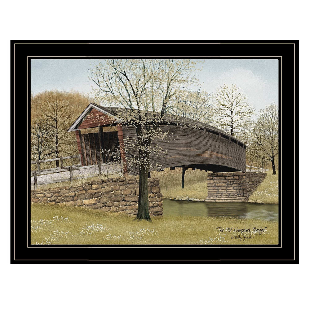 The Old Humpback Bridge 4 Black Framed Print Wall Art - Homeroots - Flyclothing LLC