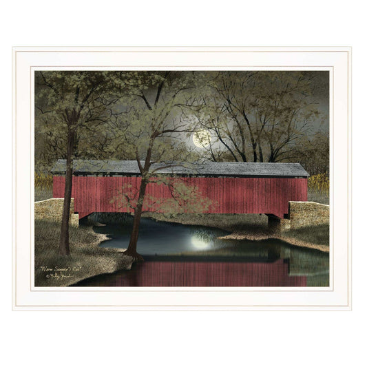 Warm Summers Eve 5 White Framed Print Wall Art - Homeroots - Flyclothing LLC