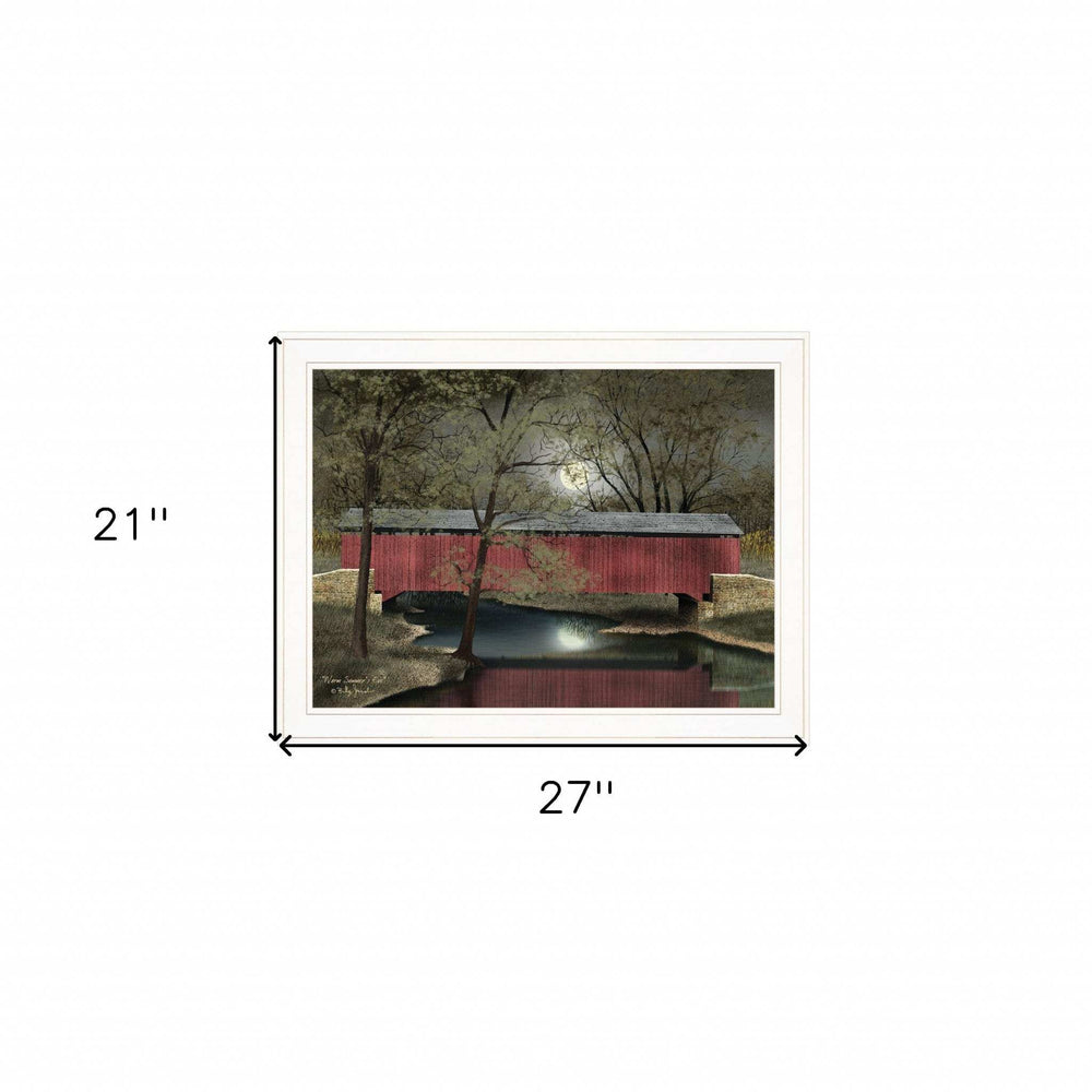 Warm Summers Eve 5 White Framed Print Wall Art - Homeroots - Flyclothing LLC