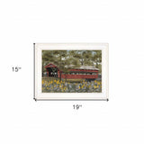 Pottersburg Bridge 1 White Framed Print Wall Art - Homeroots - Flyclothing LLC