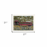 Pottersburg Bridge 4 White Framed Print Wall Art - Homeroots - Flyclothing LLC