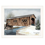 The Kissing Bridge 3 White Framed Print Wall Art - Homeroots - Flyclothing LLC