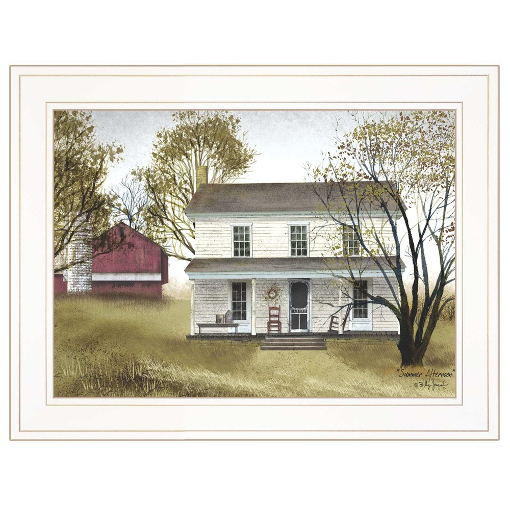 Summer Afternoon 2 White Framed Print Wall Art - Homeroots - Flyclothing LLC