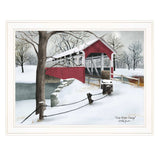 Crisp Winter Evening 3 White Framed Print Wall Art - Homeroots - Flyclothing LLC