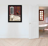 Good Morning 4 Black Framed Print Wall Art - Homeroots - Flyclothing LLC