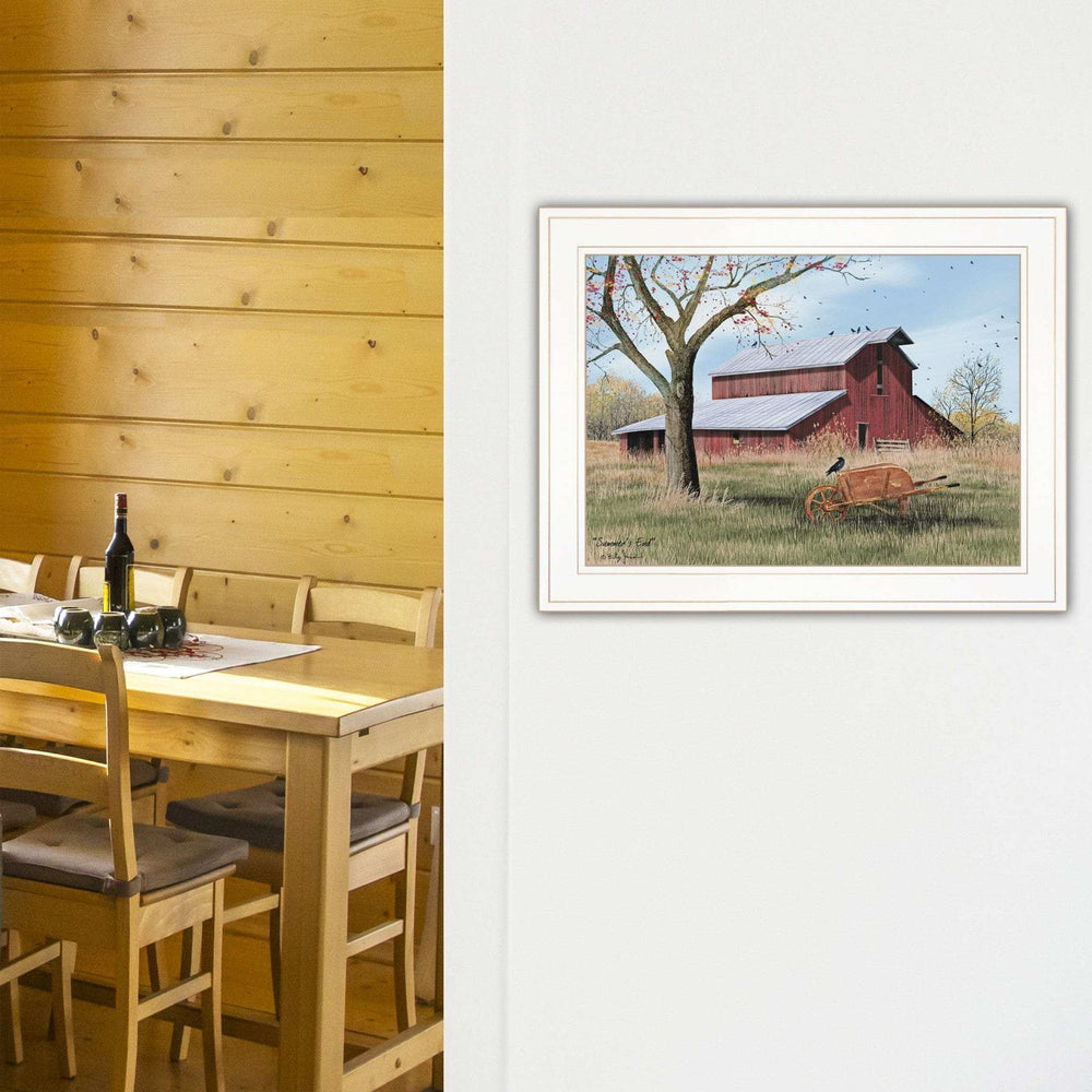 Summers End 1 White Framed Print Wall Art - Homeroots - Flyclothing LLC