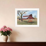 Summers End 1 White Framed Print Wall Art - Homeroots - Flyclothing LLC