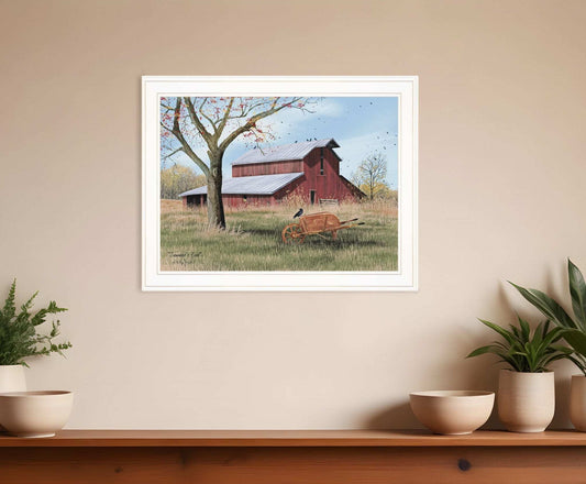 Summers End 3 White Framed Print Wall Art - Homeroots - Flyclothing LLC