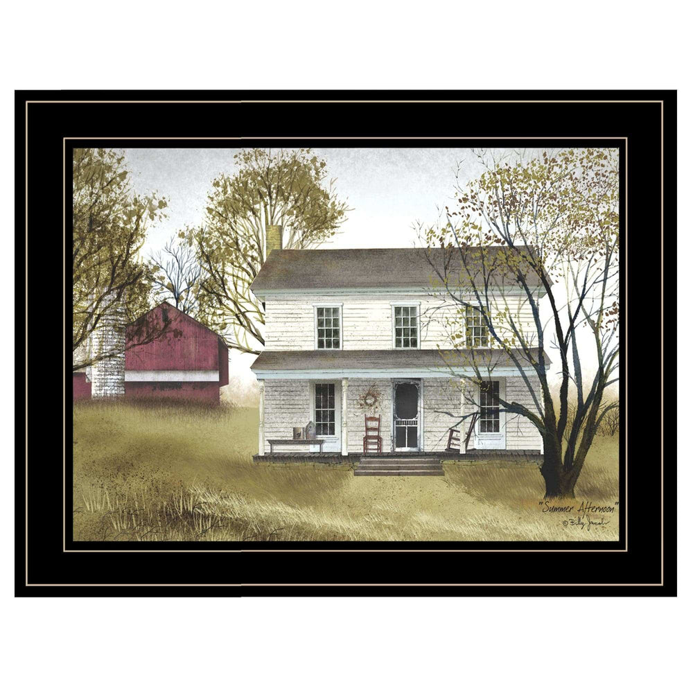 Summer Afternoon 1 Black Framed Print Wall Art - Homeroots - Flyclothing LLC