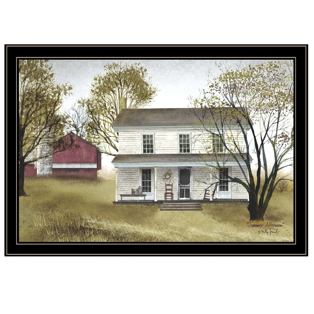 Summer Afternoon 4 Black Framed Print Wall Art - Homeroots - Flyclothing LLC