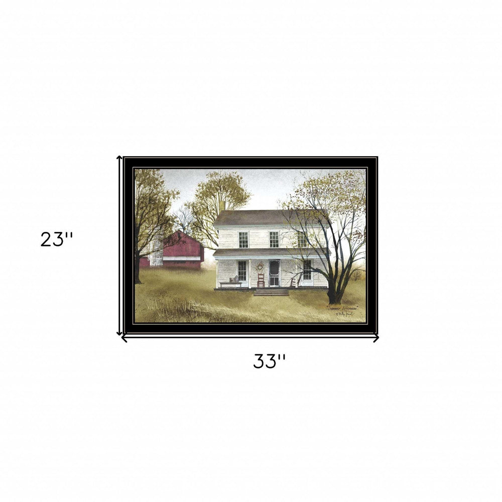 Summer Afternoon 4 Black Framed Print Wall Art - Homeroots - Flyclothing LLC