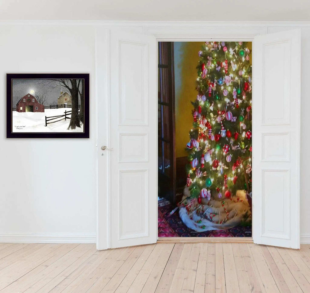 Light in the Stable 2 Black Framed Print Wall Art - Homeroots - Flyclothing LLC