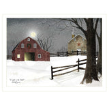 Light in the Stable 3 White Framed Print Wall Art - Homeroots - Flyclothing LLC