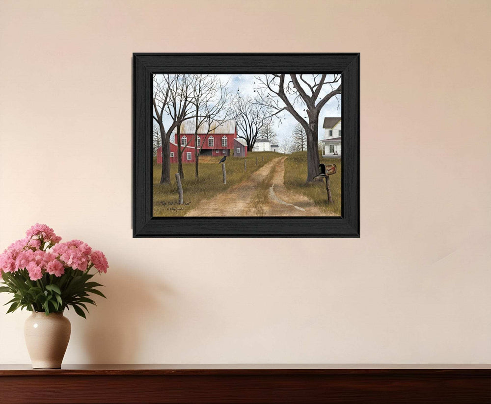 The Old Dirt Road 1 Black Framed Print Wall Art - Homeroots - Flyclothing LLC