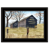 Treat Yourself Mail Pouch Barn 2 Black Framed Print Wall Art - Homeroots - Flyclothing LLC