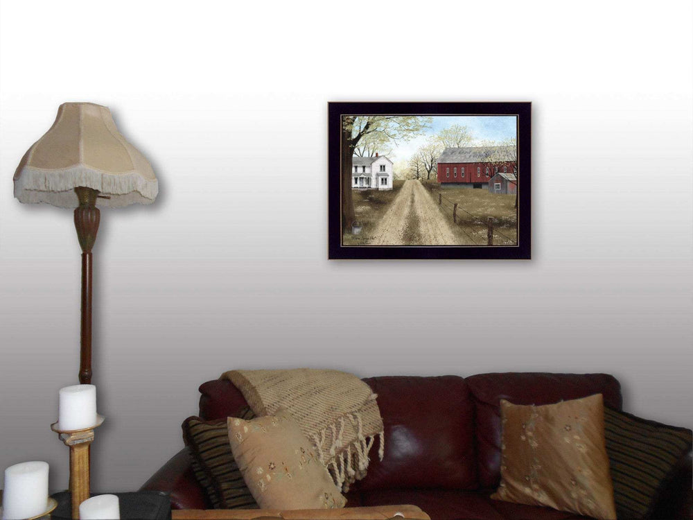 Warm Spring Day Black Framed Print Wall Art - Homeroots - Flyclothing LLC