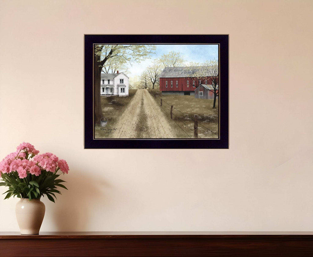 Warm Spring Day Black Framed Print Wall Art - Homeroots - Flyclothing LLC