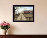 Warm Spring Day Black Framed Print Wall Art - Homeroots - Flyclothing LLC