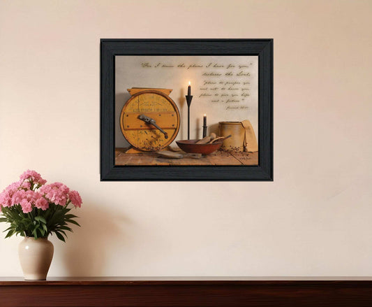 The Plans I have for You 2 Black Framed Print Wall Art - Homeroots - Flyclothing LLC