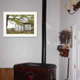 Sweet Summertime House 1 White Framed Print Wall Art - Homeroots - Flyclothing LLC