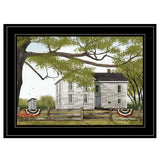 Sweet Summertime House 2 Black Framed Print Wall Art - Homeroots - Flyclothing LLC