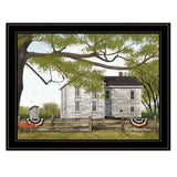 Sweet Summertime House 4 Black Framed Print Wall Art - Homeroots - Flyclothing LLC