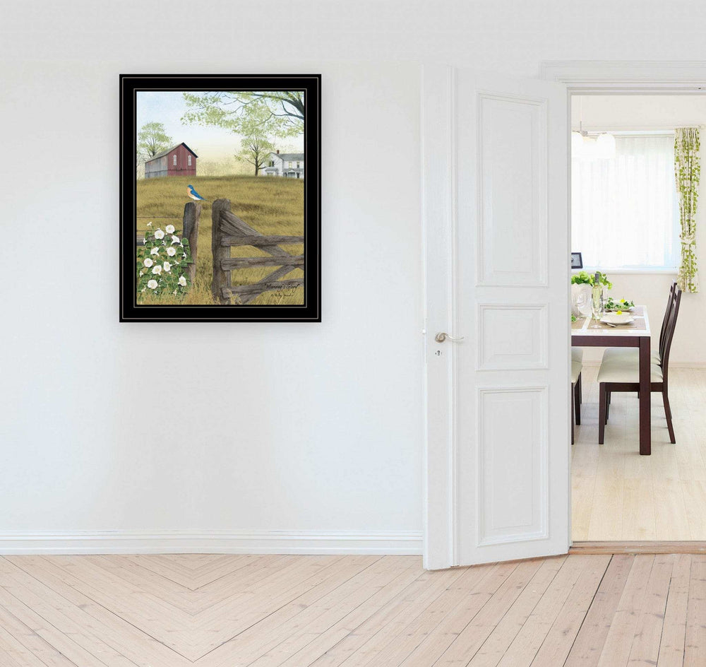 Mornings Glory 4 Black Framed Print Wall Art - Homeroots - Flyclothing LLC