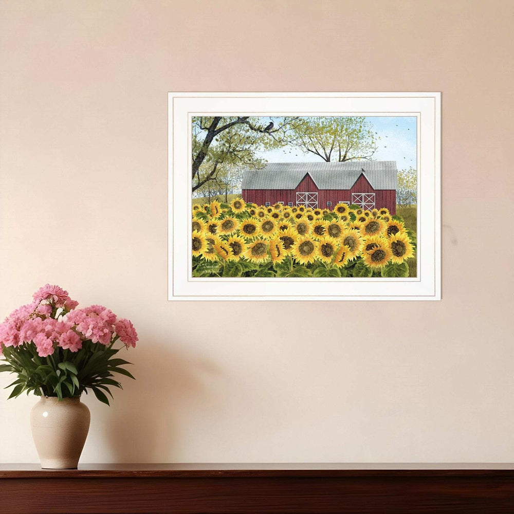 Sunshine 1 White Framed Print Wall Art - Homeroots - Flyclothing LLC