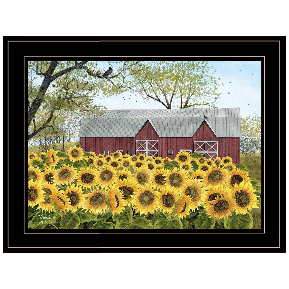 Sunshine 2 Black Framed Print Wall Art - Homeroots - Flyclothing LLC
