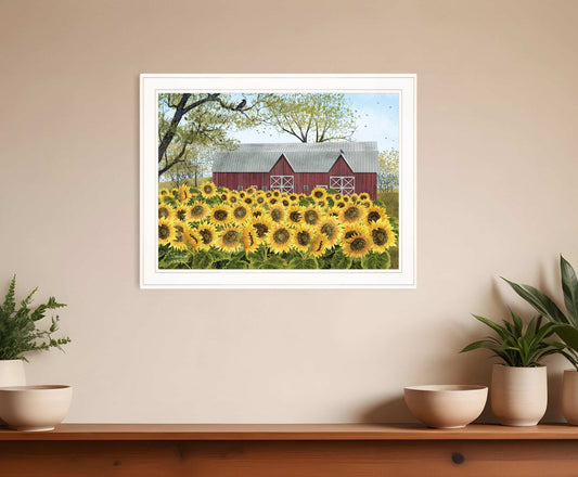 Sunshine 4 White Framed Print Wall Art - Homeroots - Flyclothing LLC