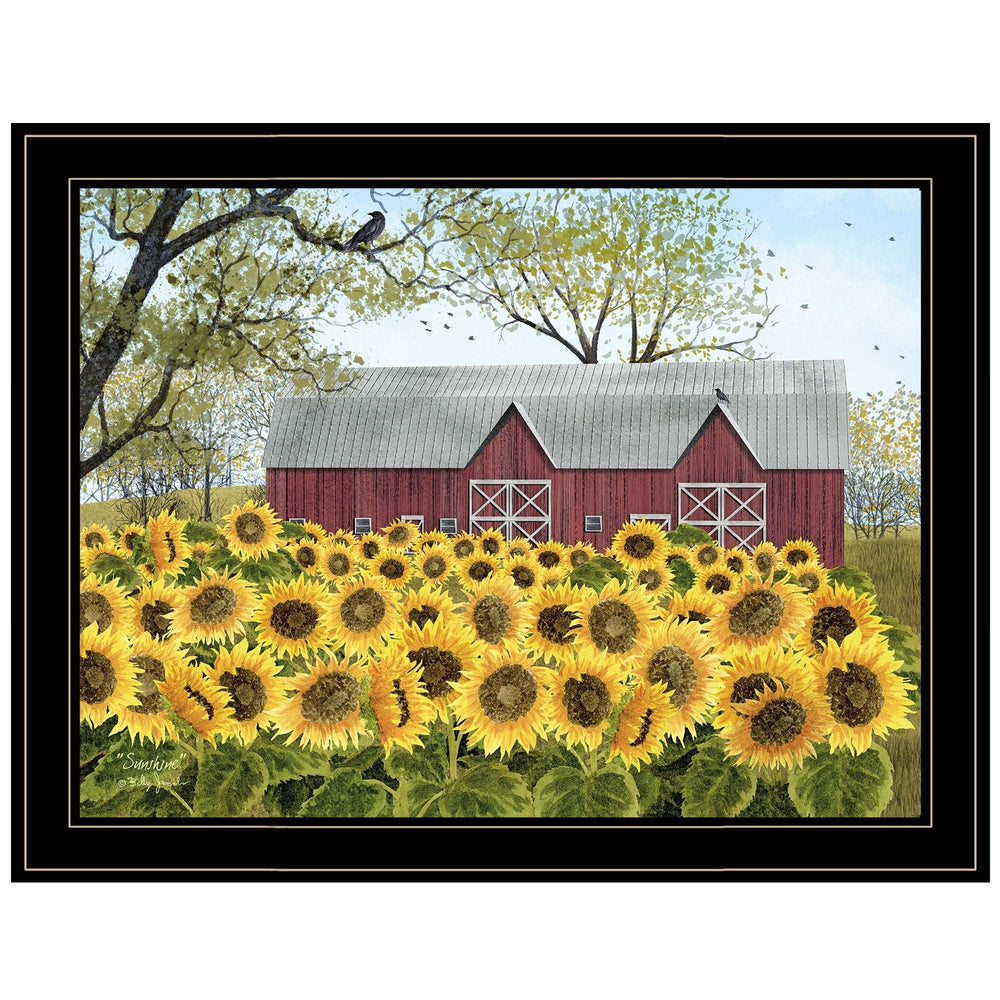 Sunshine 5 Black Framed Print Wall Art - Homeroots - Flyclothing LLC