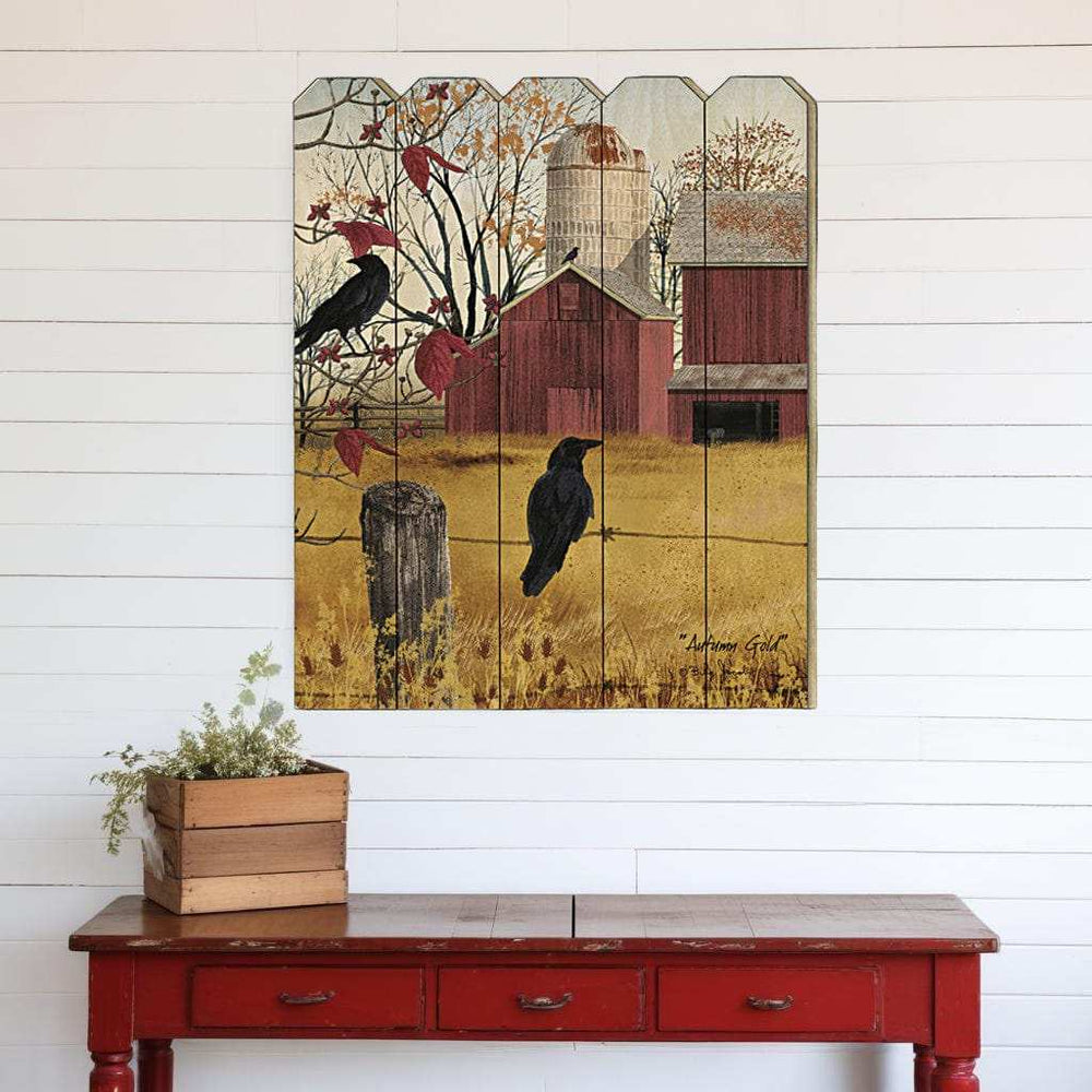 Autumn Gold Unframed Print Wall Art - Homeroots - Flyclothing LLC