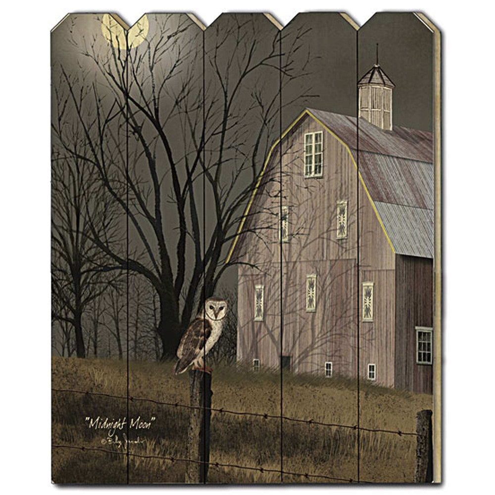Midnight Moon Unframed Print Wall Art - Homeroots - Flyclothing LLC