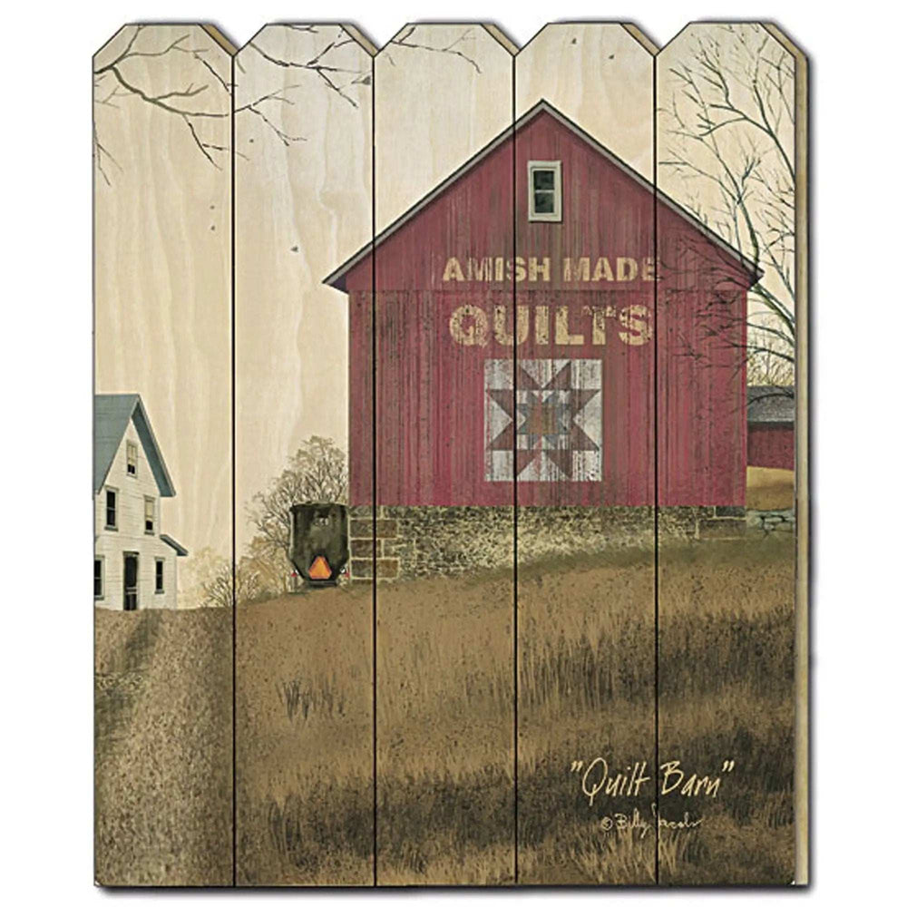 Quilt Barn 1 Unframed Wood Wall Art - Homeroots - Flyclothing LLC