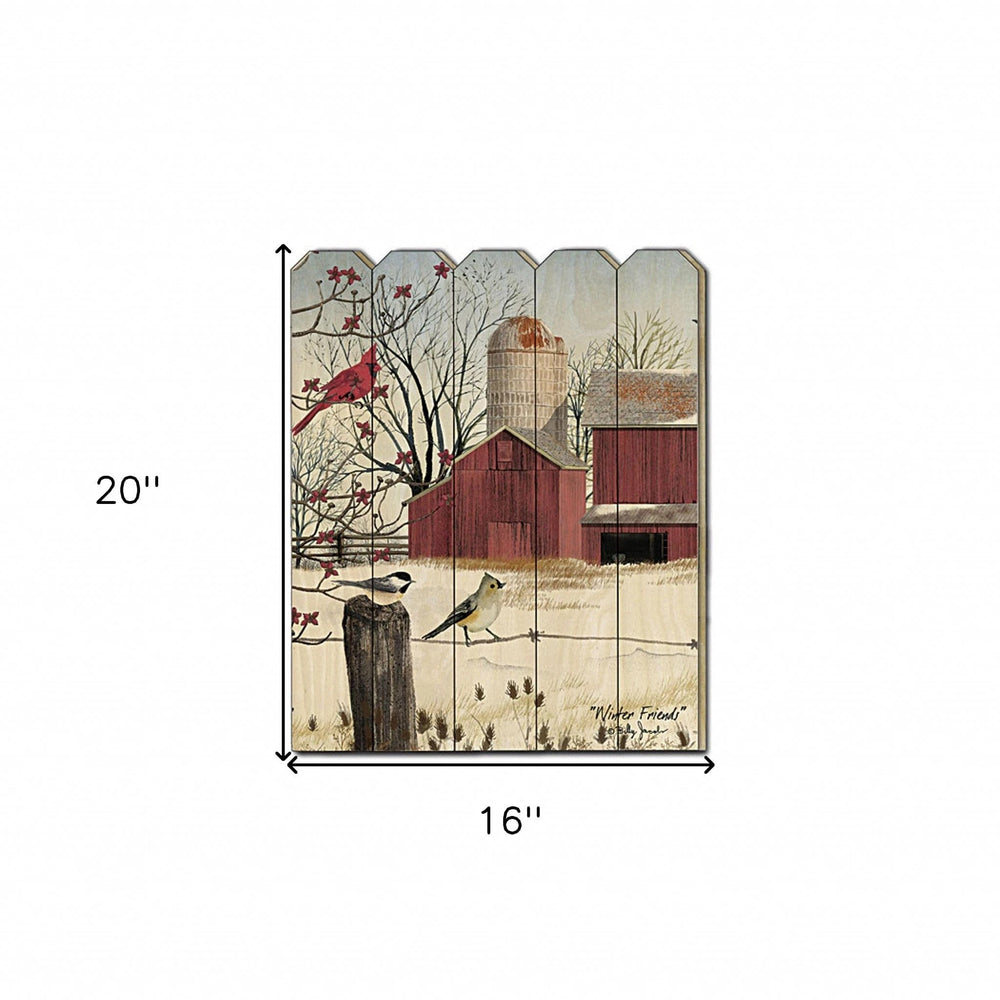 Winter Friends Unframed Print Wall Art - Homeroots - Flyclothing LLC